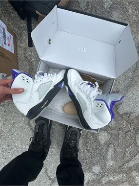 Size 12 men’s Jordan 5 Dark Concord